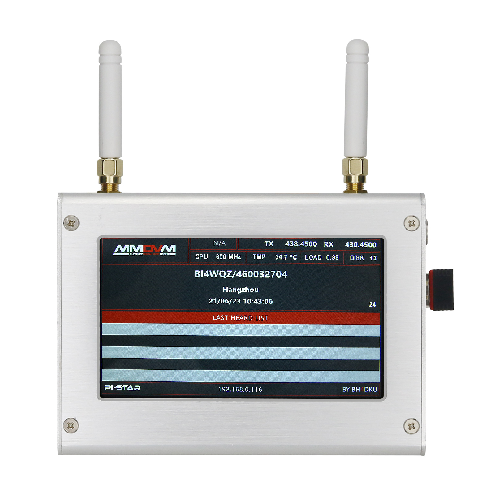 Topdon Tc001 Thermal Camera - Hotspot HamGeek Duplex MMDVM com tela