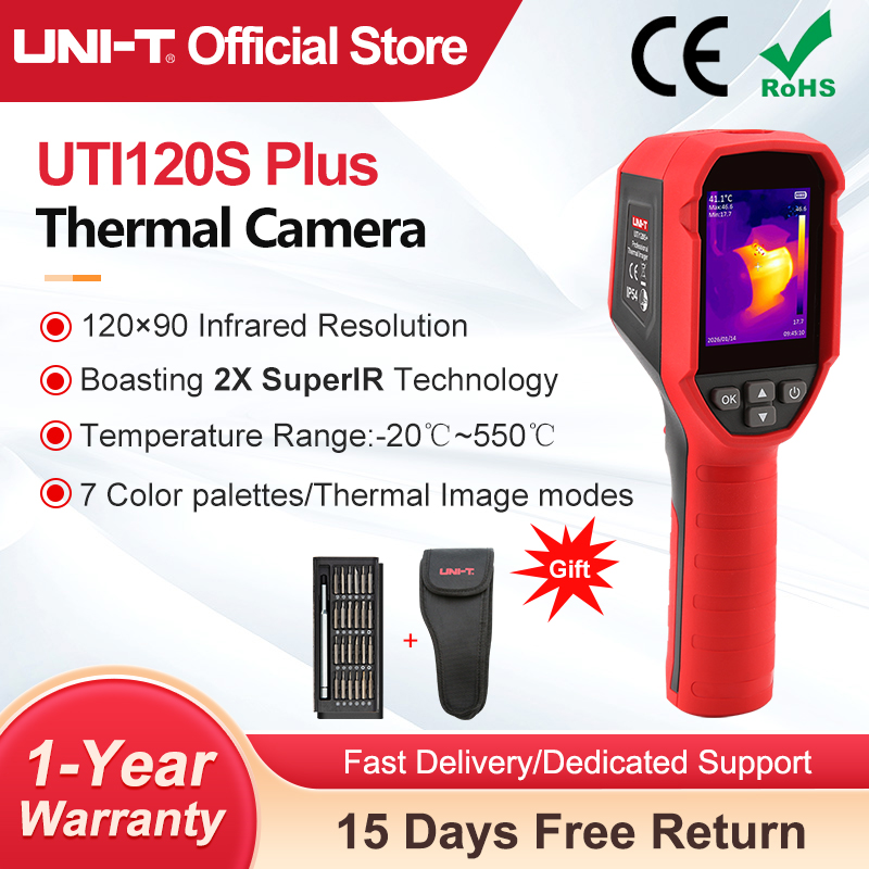 Nf 521 Thermal Imaging Camera - Câmera de Imagem Térmica UNI-T UTI120S+