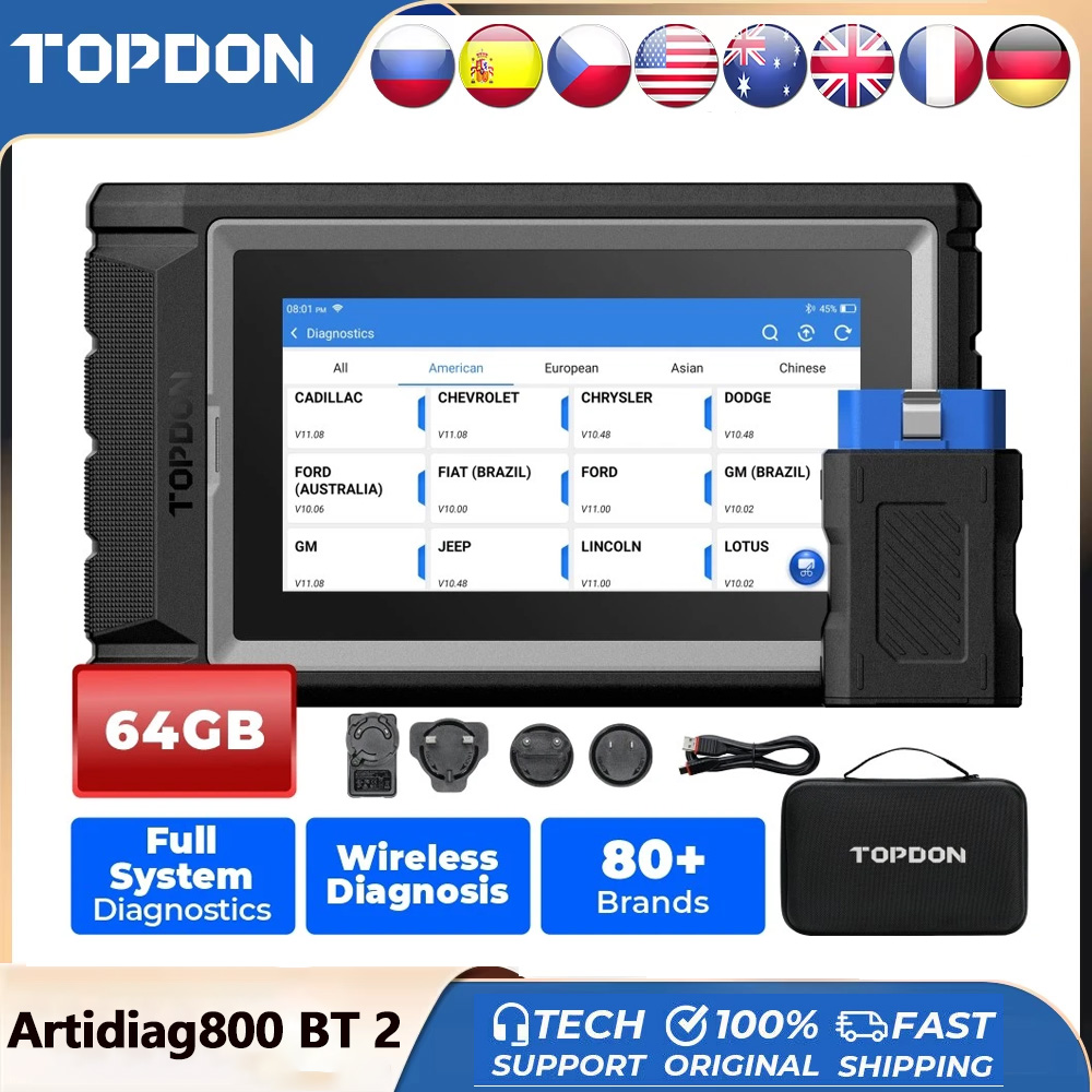 Topdon Tc001 Thermal Camera - TOPDON ArtiDiag800 BT 2 Ferramenta de