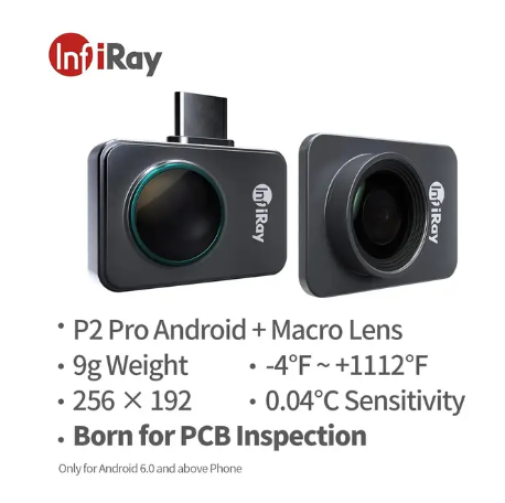 Infiray P2 Pro Macro Lens - InfiRay-P2 Pro Câmera térmica infravermelha do
