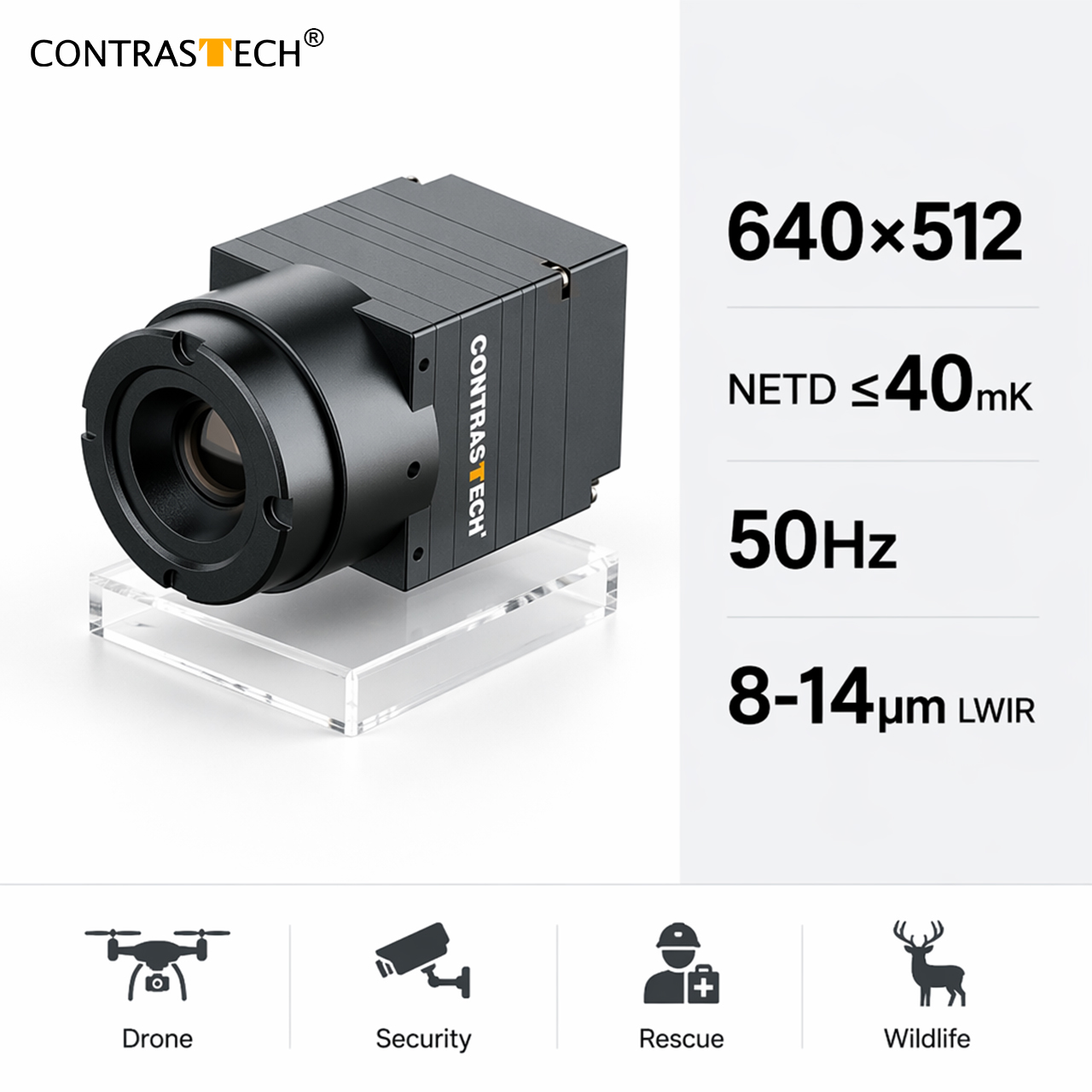 Thermal Module 640X512 Core - Módulo de Câmera Térmica 640x512 com