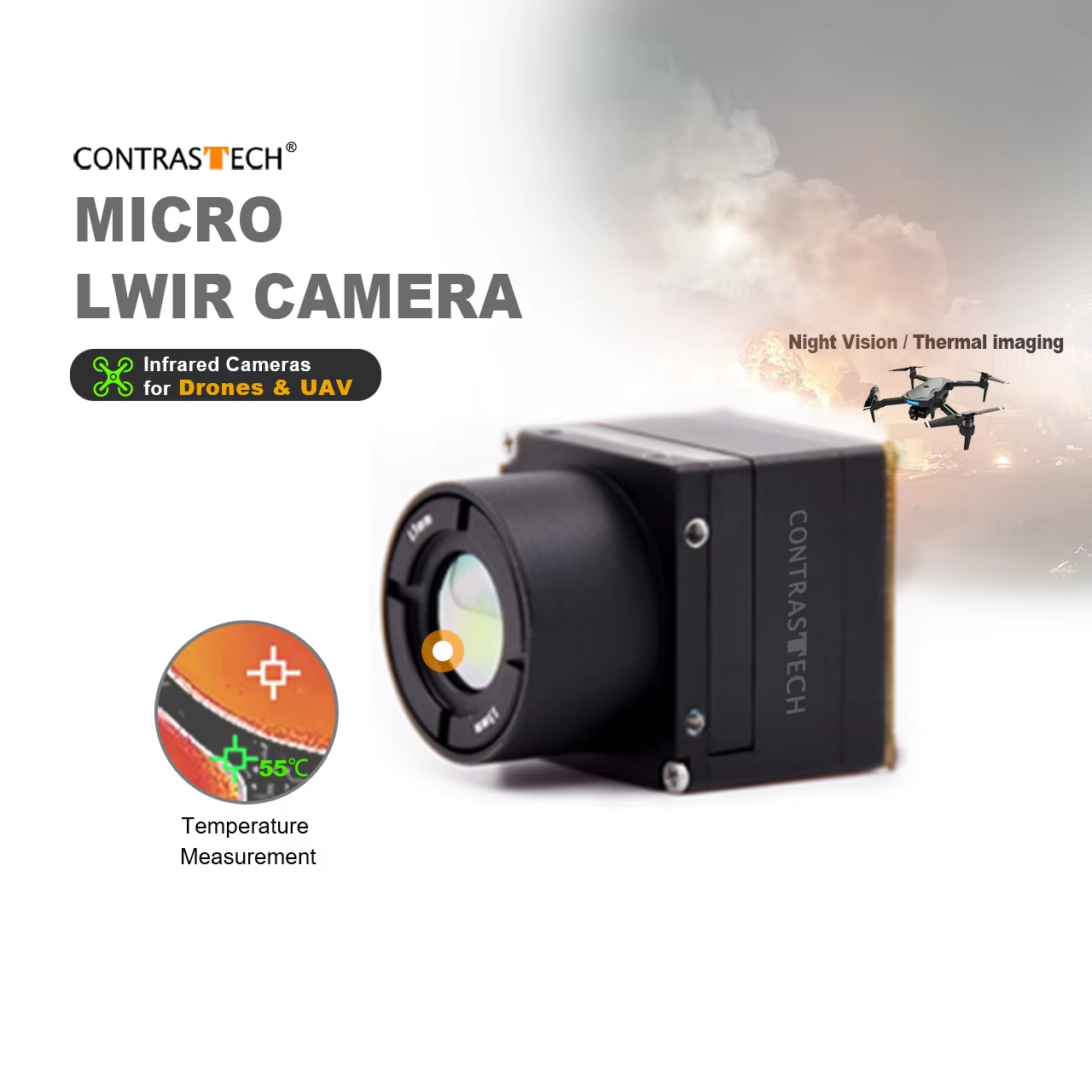 Thermal Module 640X512 Core - 640x512 lwir núcleo de imagem térmica