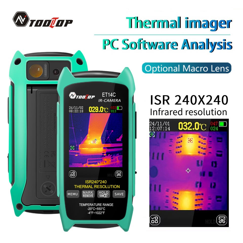 Nf 521 Thermal Imaging Camera - Tooltop et14c 2.8 polegadas termovisor 25hz