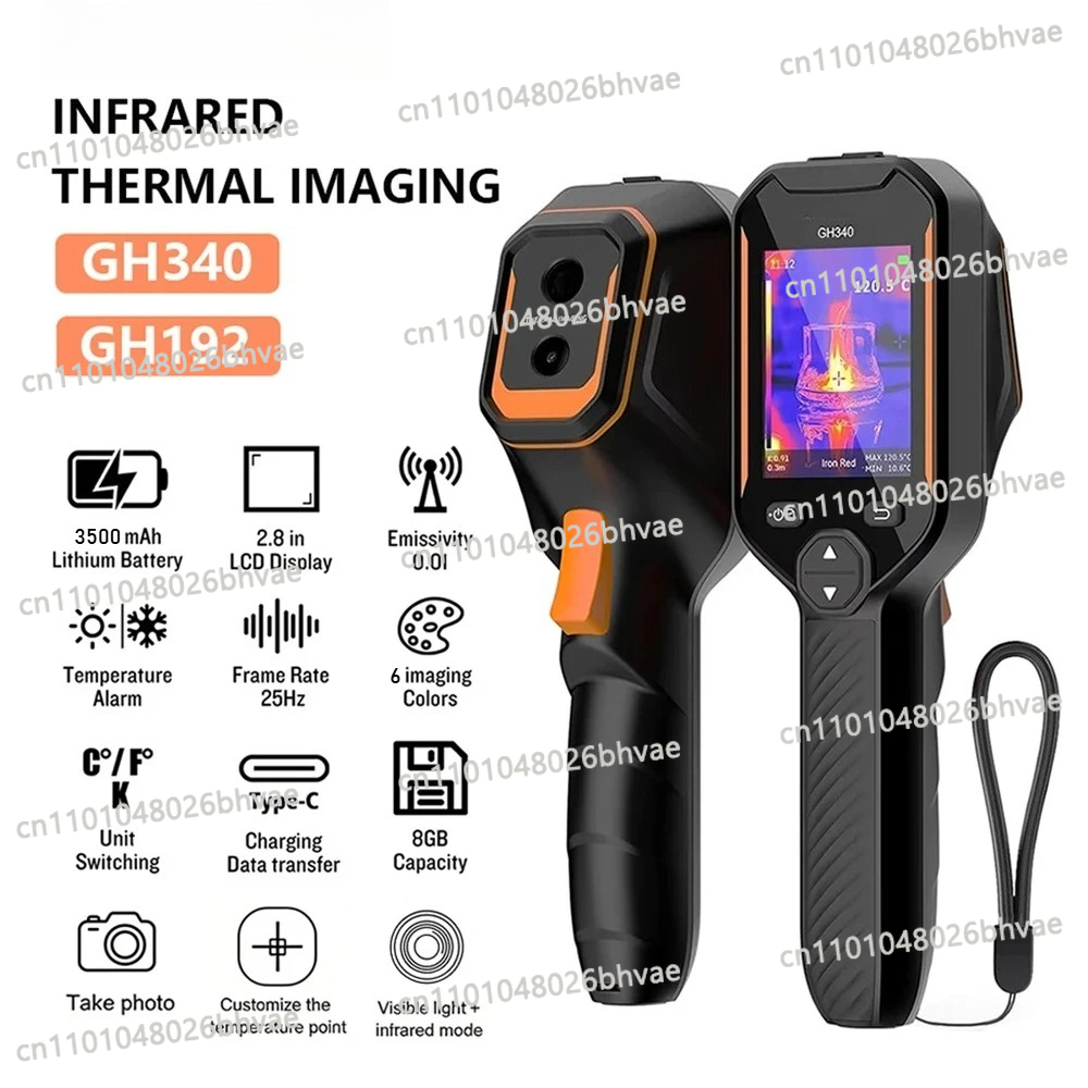 Thermal Imaging Camera 256X192 - Câmera Térmica 256x192 com Câmera Visual