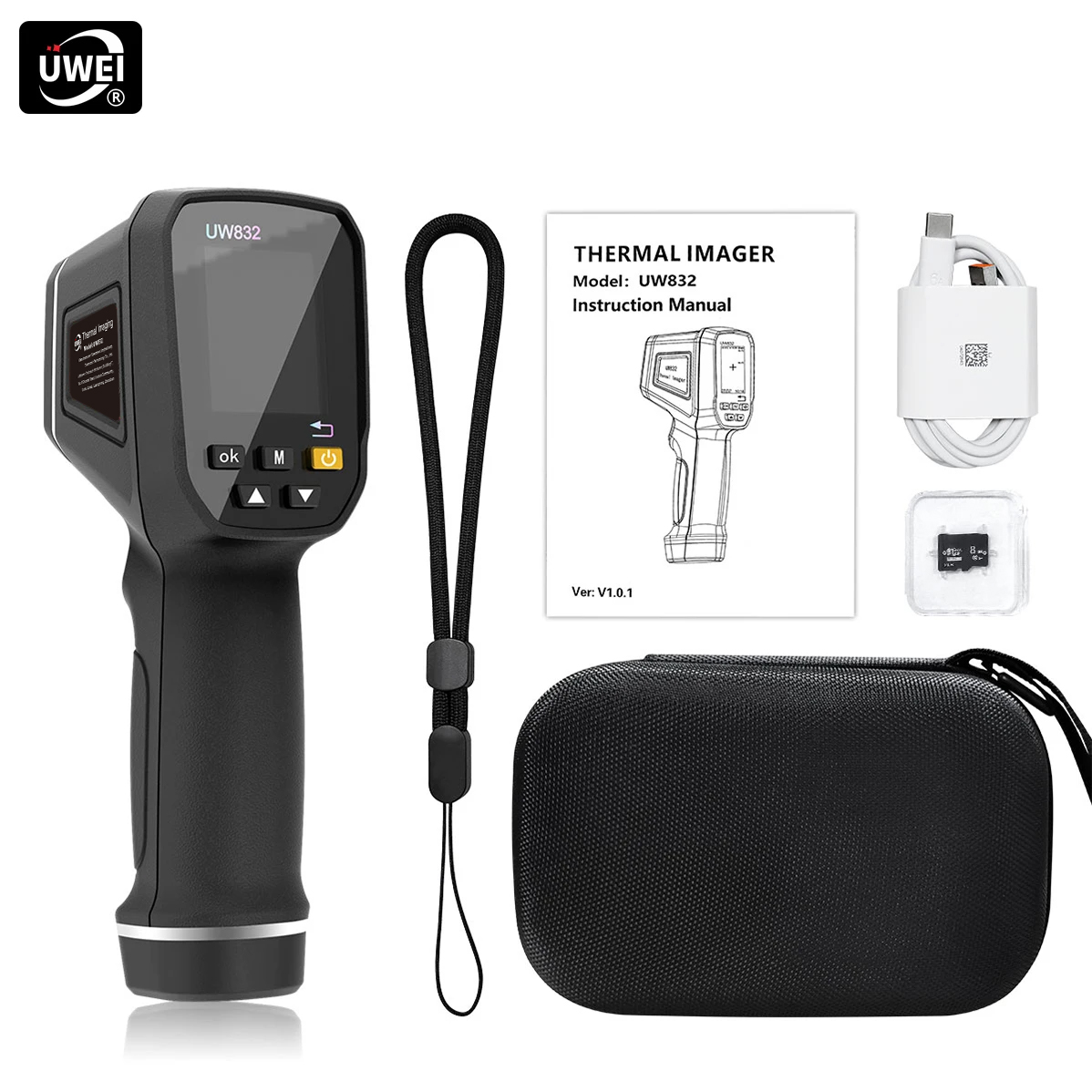 Nf 521 Thermal Imaging Camera - Câmera Termográfica Infravermelha Portátil UWEI com