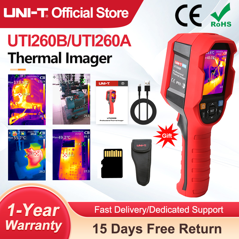 UNI-T UTI260B UTI260A Câmera d - Thermal Imaging Camera 256X192 avaliação e preço