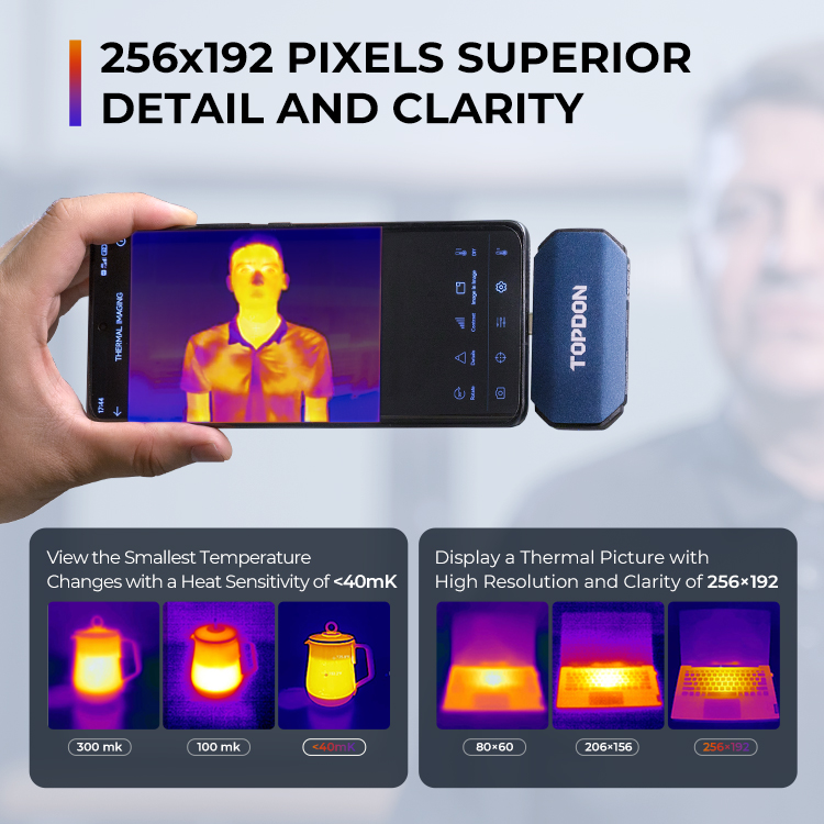 Câmera Termográfica Infraverme - Topdon Tc001 Thermal Camera avaliação e preço