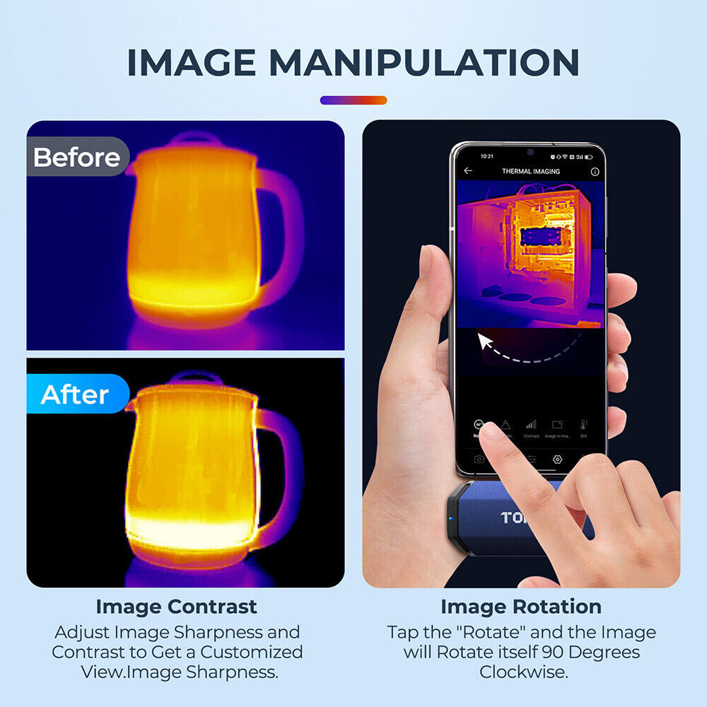 Câmera de imagem térmica TOPDO - Thermal Imaging Camera 256X192 avaliação e preço
