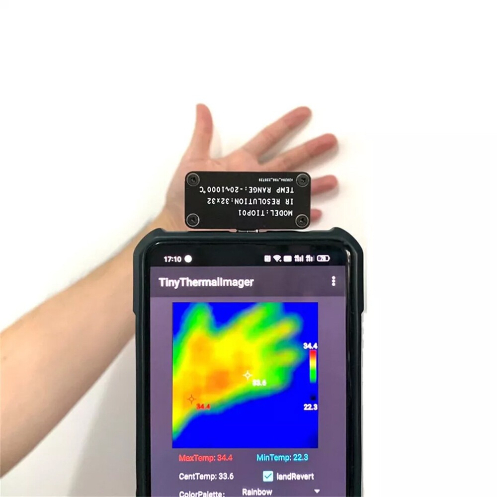 Câmera de Imagem Térmica Infra - Tiop01 Thermal Camera avaliação e preço