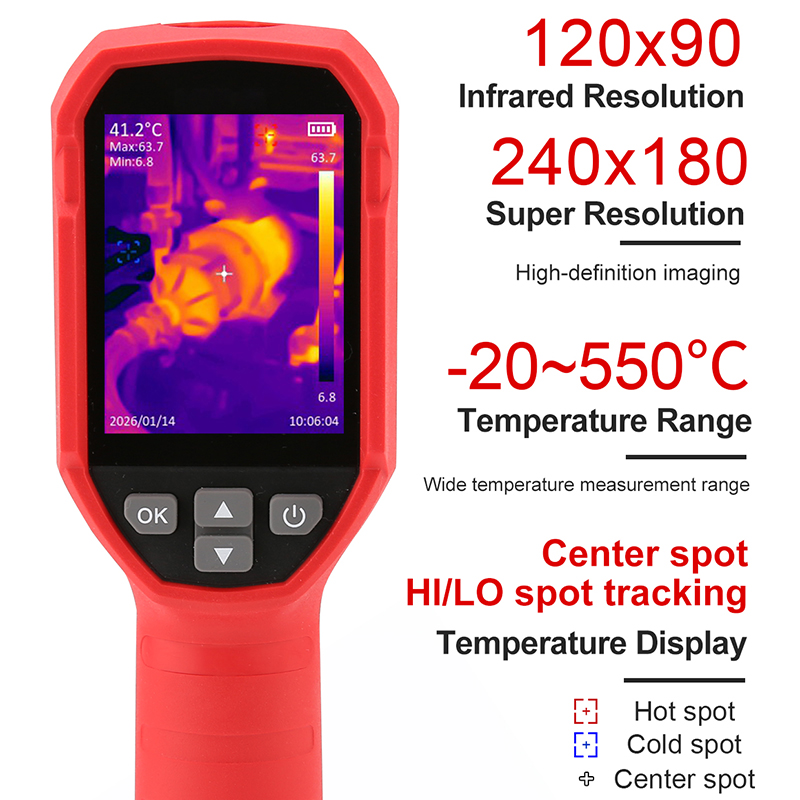 Câmera de Imagem Térmica UNI-T - Nf 521 Thermal Imaging Camera avaliação e preço
