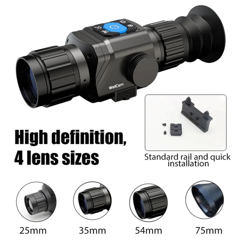 Monóculo Térmico de Caça 1600m - Thermal Scope Night Vision Monocular avaliação e preço