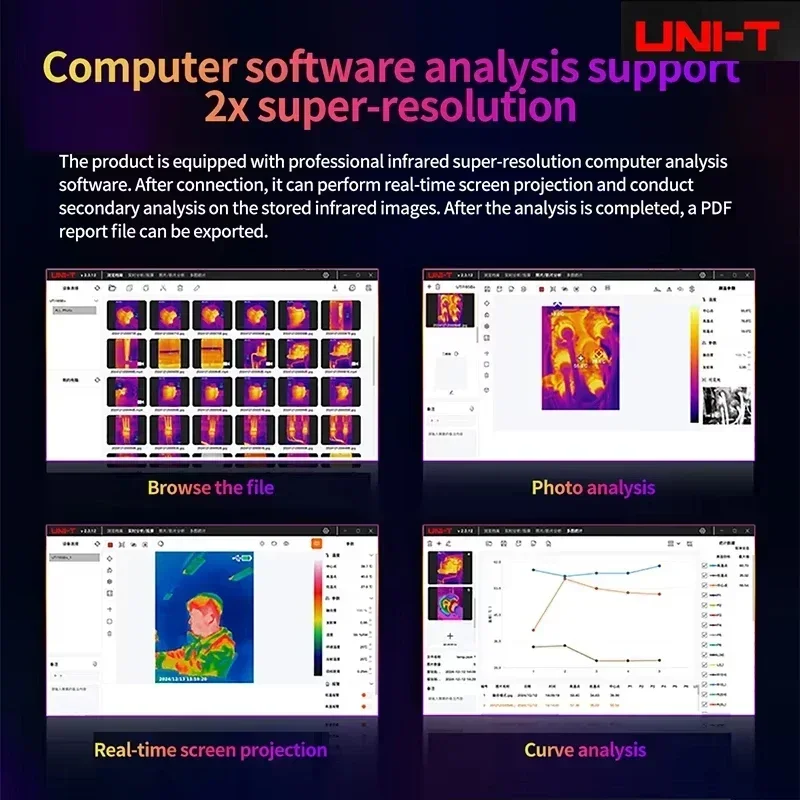 Câmera Termográfica Portátil U - Nf 521 Thermal Imaging Camera avaliação e preço