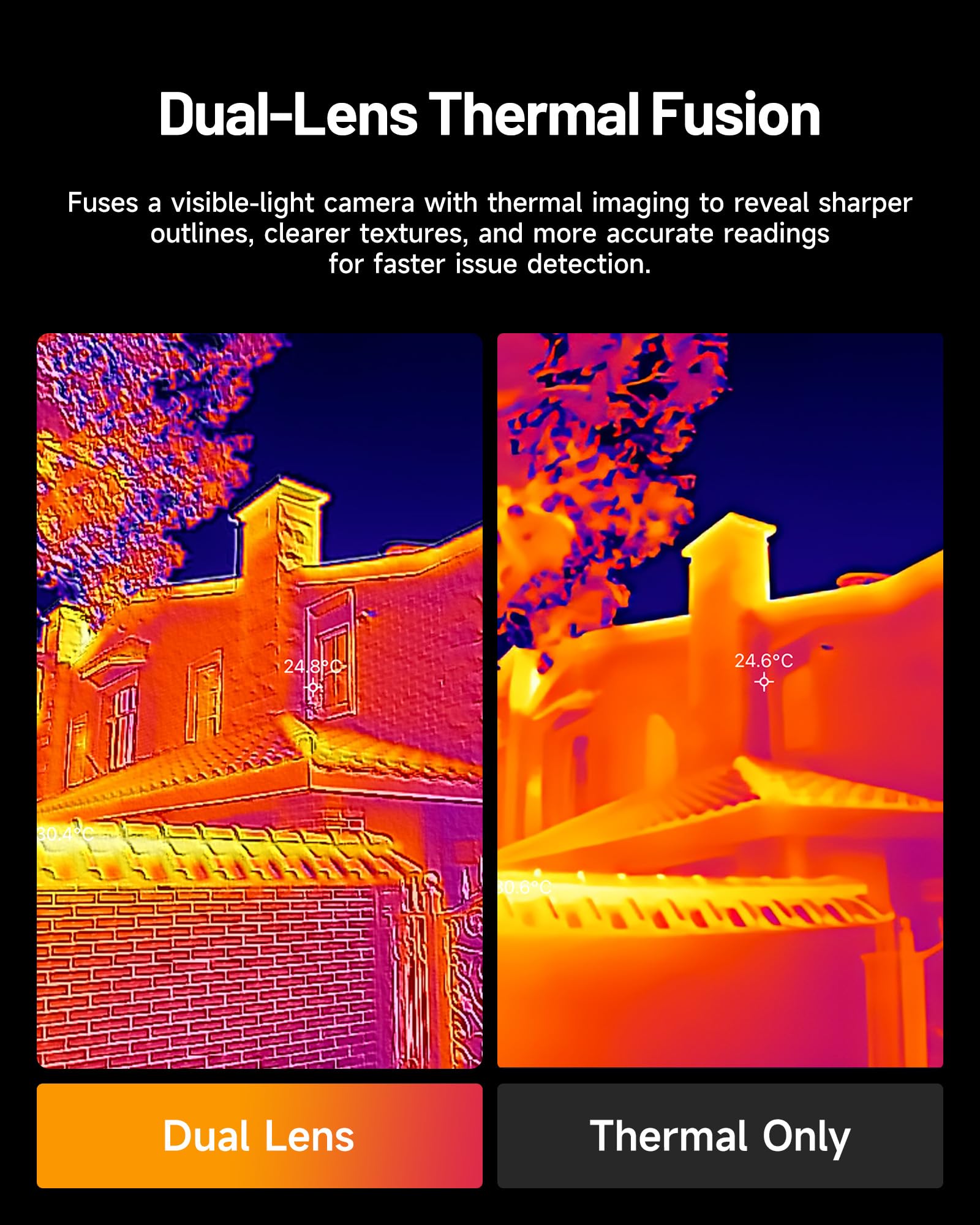 Câmera Térmica de Dupla Lente  - Thermal Imaging Camera 256X192 avaliação e preço