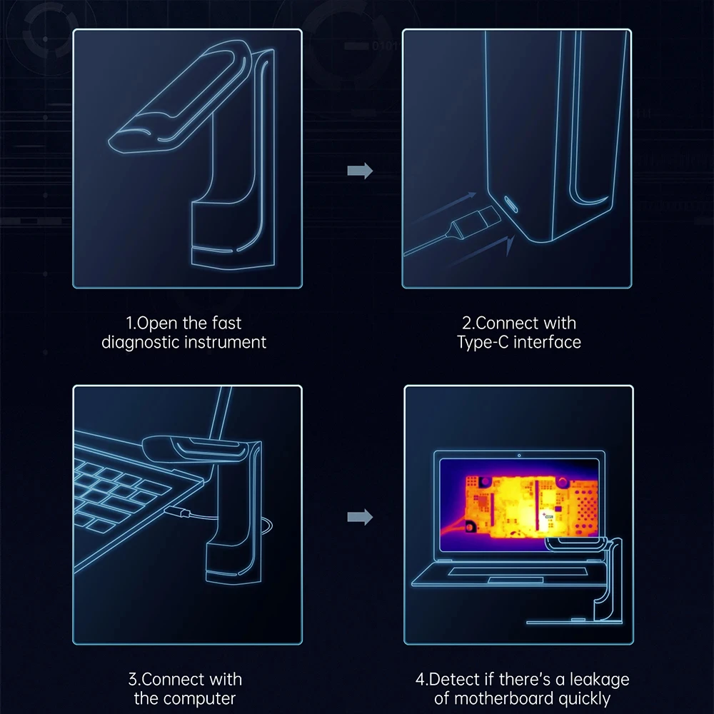 Câmera de Imagem Térmica Infra - Shortcam Thermal Imaging Pcb avaliação e preço