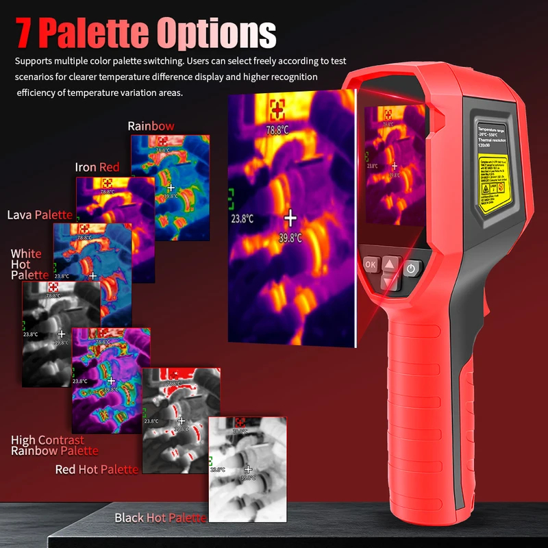 Câmera Térmica UNI-T UTi120S P - Nf 521 Thermal Imaging Camera avaliação e preço