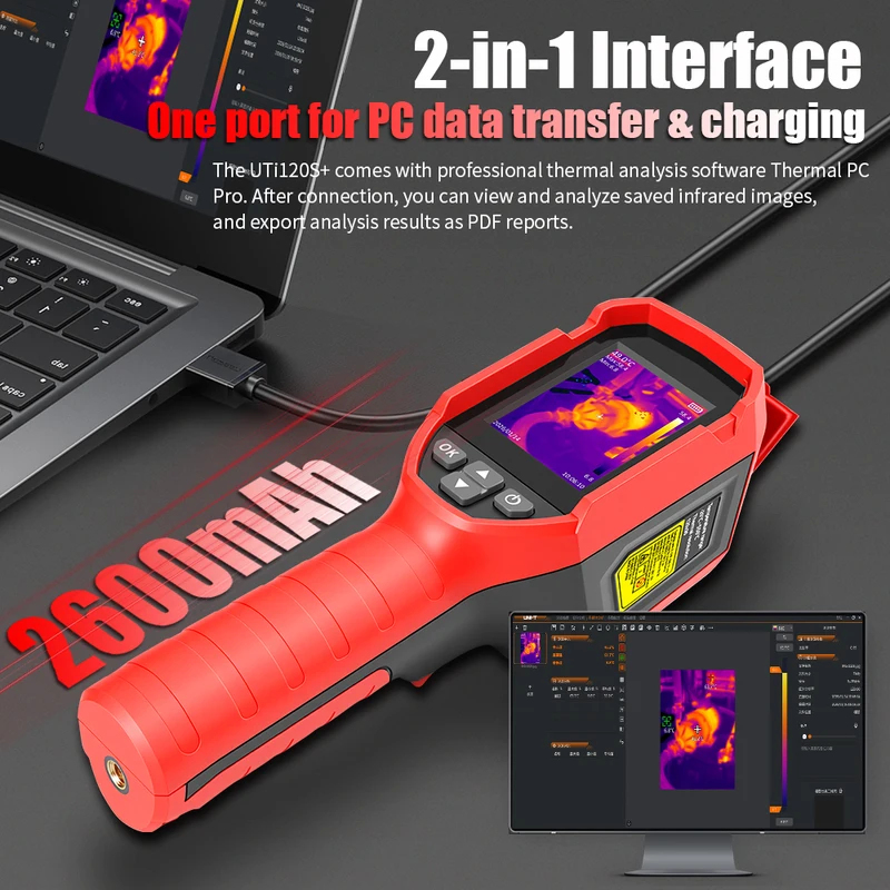 Câmera Térmica UNI-T UTi120S P - Nf 521 Thermal Imaging Camera avaliação e preço