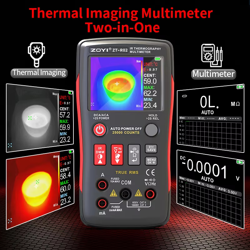 Multímetro térmico integrado Z - Nf 521 Thermal Imaging Camera avaliação e preço