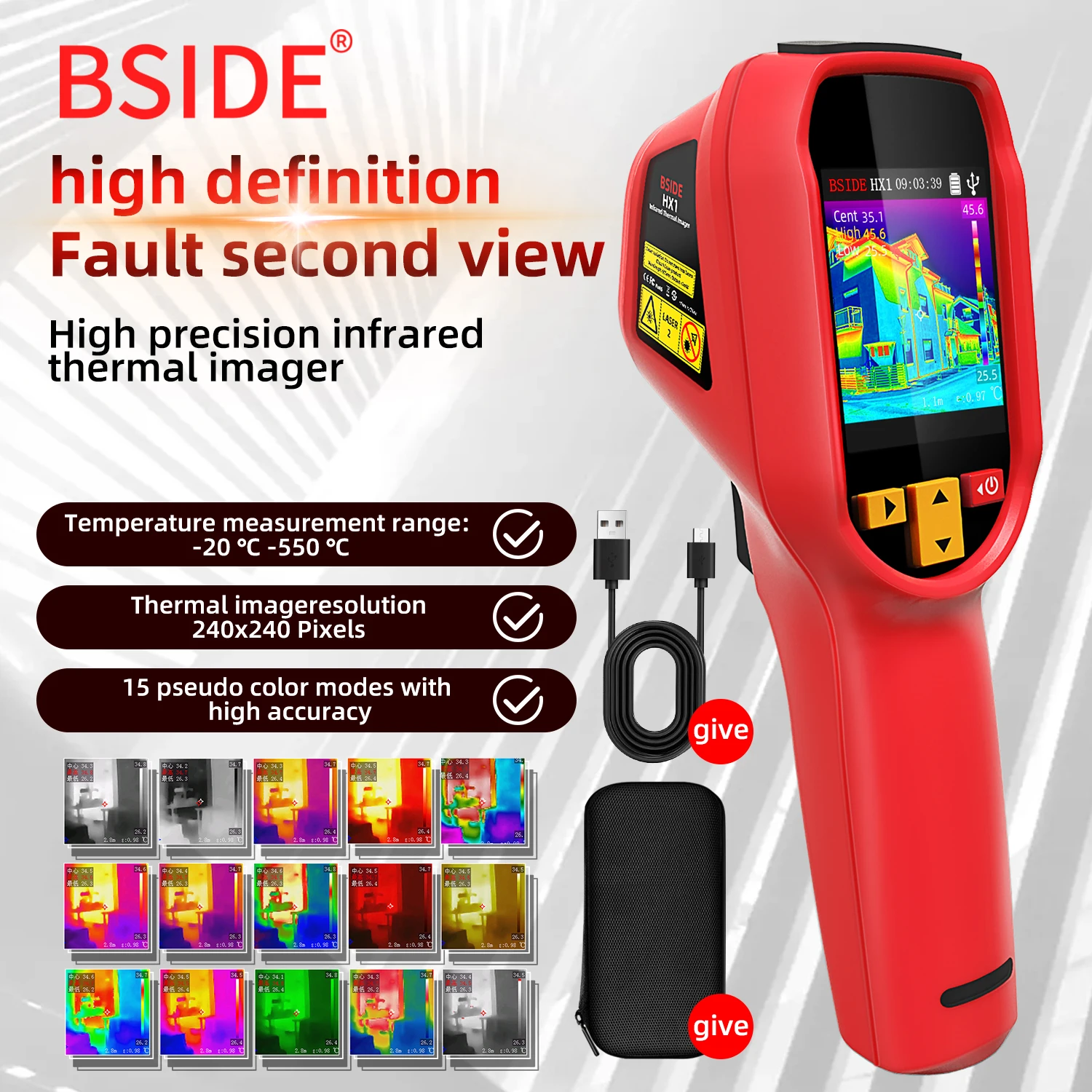 Câmera Termográfica BSIDE HX1  - Thermal Imager Pcb Repair avaliação e preço