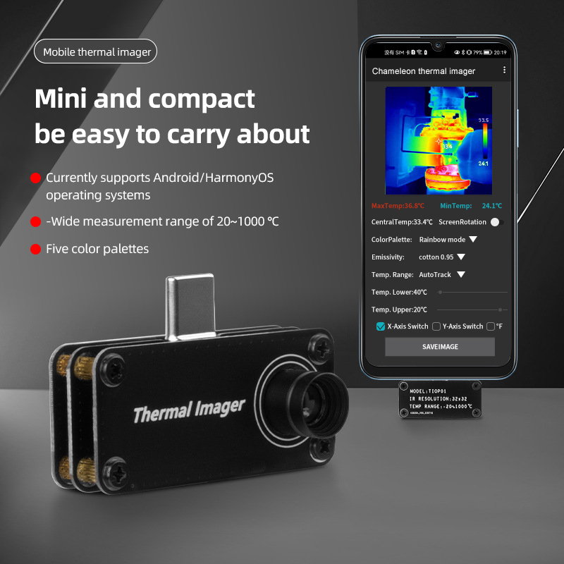TIOP01 Termovisor Visão Noturn - Tiop01 Thermal Camera avaliação e preço