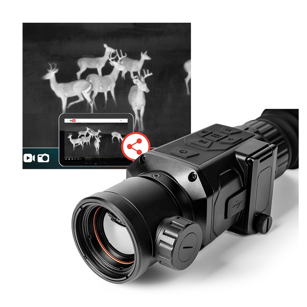 8x longo alcance caça thermos  - Thermal Scope Night Vision Monocular avaliação e preço