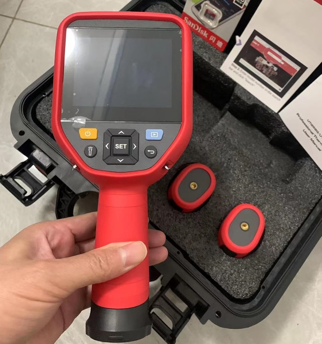 Câmera Térmica Profissional UN - Thermal Camera Type C 384X288 avaliação e preço