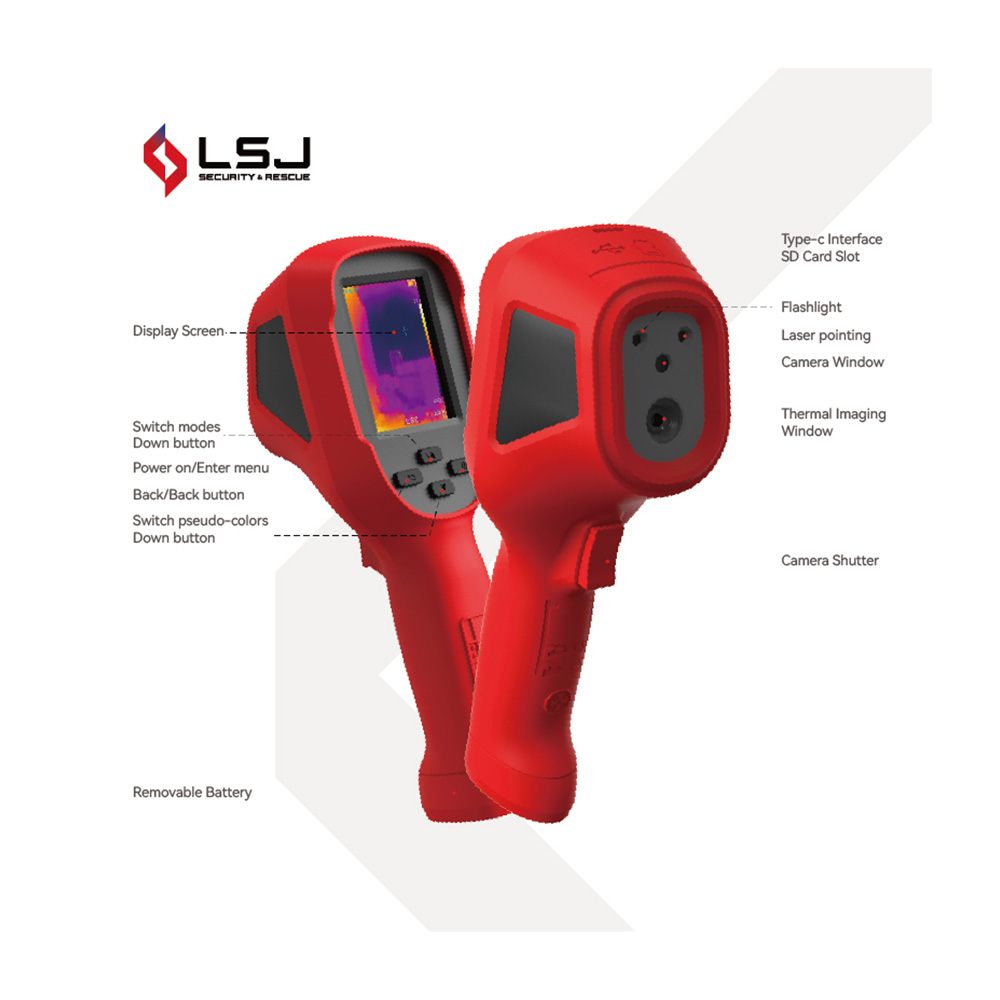 Câmera Térmica Portátil IP67 à - Thermal Imaging Camera 256X192 avaliação e preço