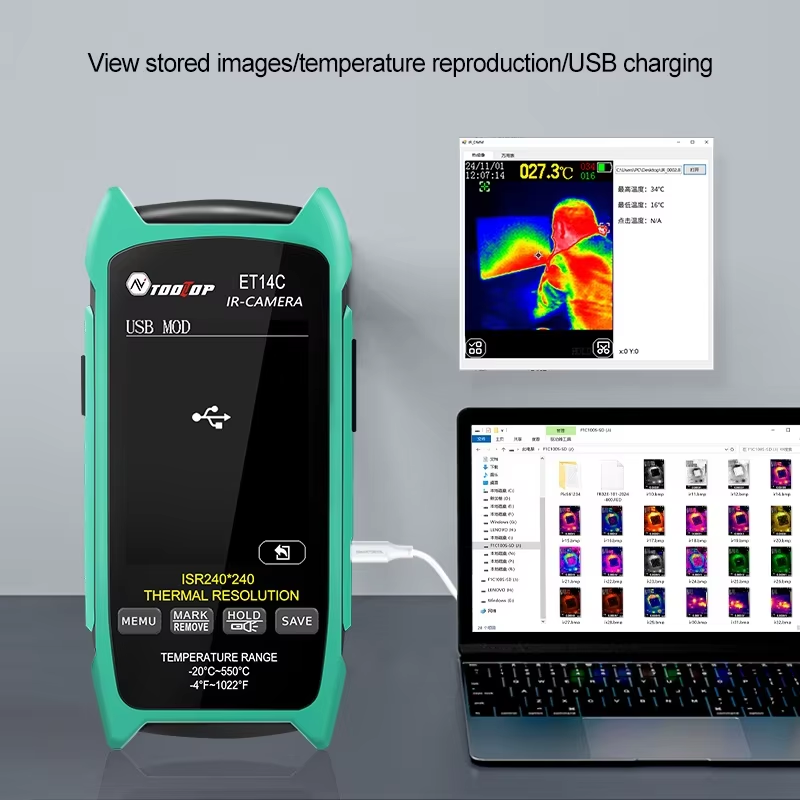 Tooltop et14c 2.8 polegadas te - Nf 521 Thermal Imaging Camera avaliação e preço