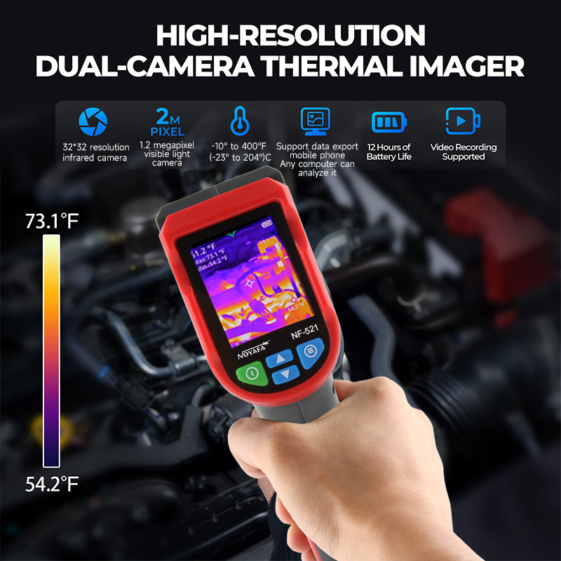 Câmera de imagem térmica profi - Nf 521 Thermal Imaging Camera avaliação e preço