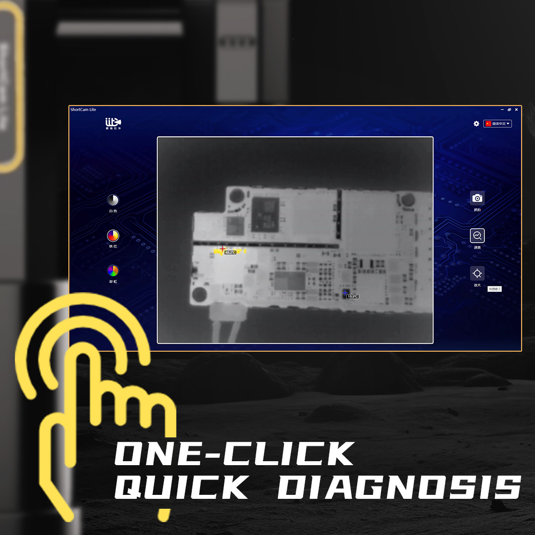 Ferramenta de diagnóstico PCB  - Shortcam Thermal Imaging Pcb avaliação e preço