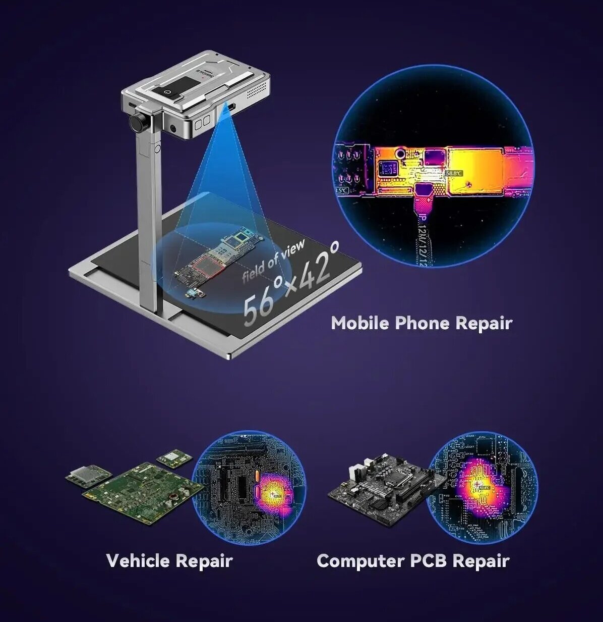 LANGCHI SHIRYCAN III 4K Equipa - Pcb Short Circuit Thermal Diagnostics avaliação e preço